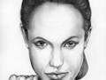 Angelina Jolie (Ceruza) 2011 december - 300 x 210 mm